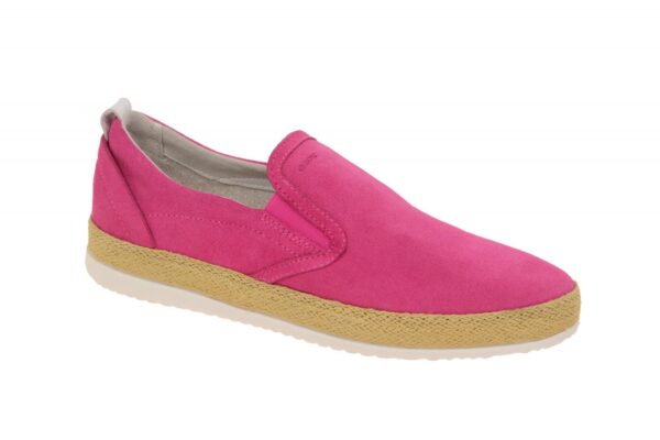 Geox Respira Maedrys Damen Slipper in pink Espandrille