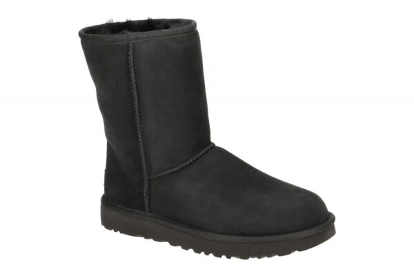 UGG CLASSIC SHORT II 1016223 BLK schwarz - Winterstiefel f?r Damen