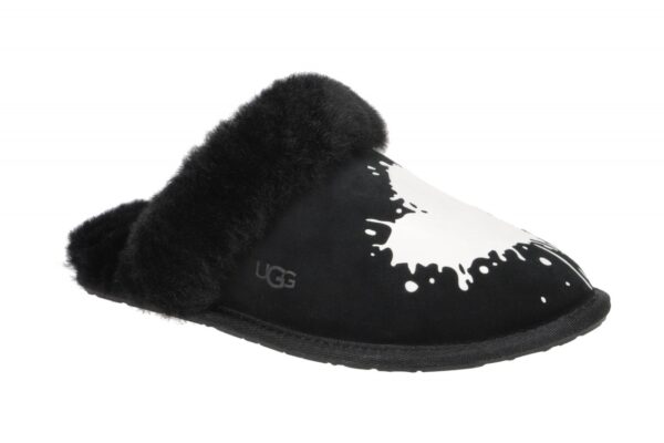 UGG SCUFFETTE II VALENTINE 1129294 BLK schwarz - bequeme Pantolette f?r Damen