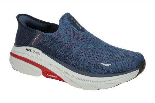 Skechers MAX CUSHIONING ARCH FIT 2.0 220565/NVRD dunkel-blau - Slipper f?r He...