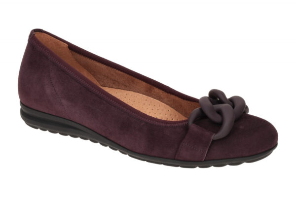 Gabor FLORENZ 52.625.49 violett - Ballerina - Halbschuhe - Slipper f?r Damen