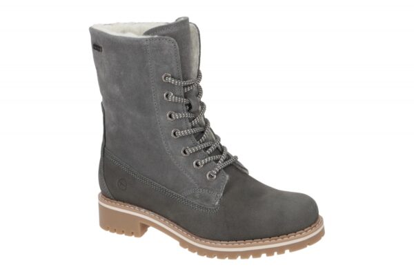 Tamaris Stiefel Boots grau Warmfutter DUOtex 26443