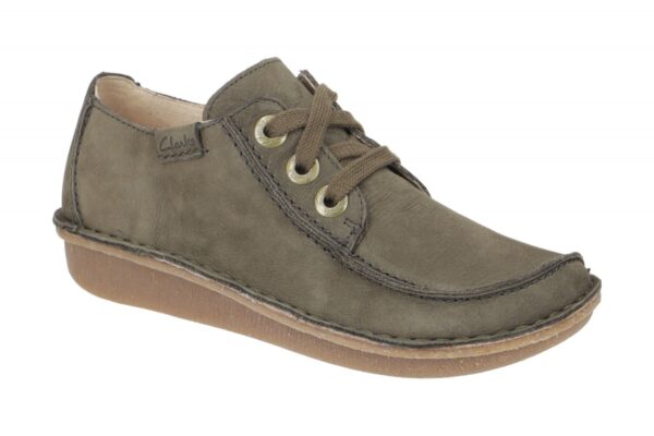 Clarks FUNNY DREAM 26173890 4 olive - bequeme Halbschuhe f?r Damen