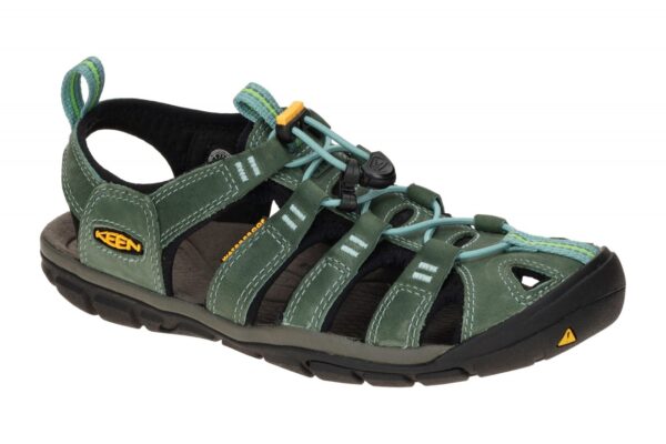 Keen CLEARWATER CNX LEATHER 1014371 gr?n - Outdoor Sandale f?r Damen