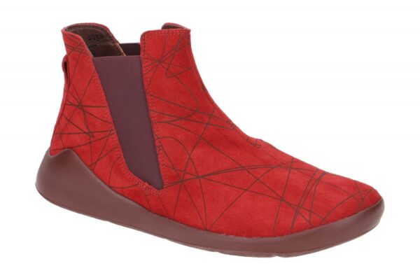 Think DUENE 3-000611-5000 rot - bequeme Stiefelette f?r Damen