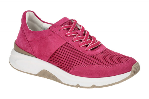 Gabor ROLLINGSOFT 66.897.28 pink - sportliche Halbschuhe f?r Damen