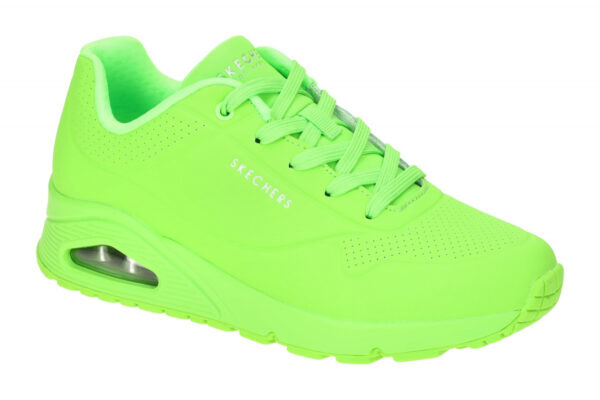 Skechers UNO 73667 LMGN gr?n - sportliche Halbschuhe f?r Damen