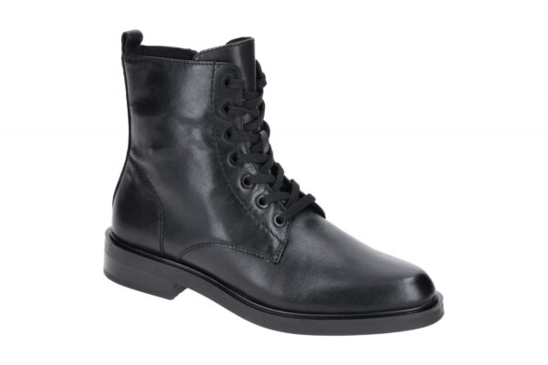 Caprice Stiefeleltte Lace Up Boots schwarz Nappa 9-25228