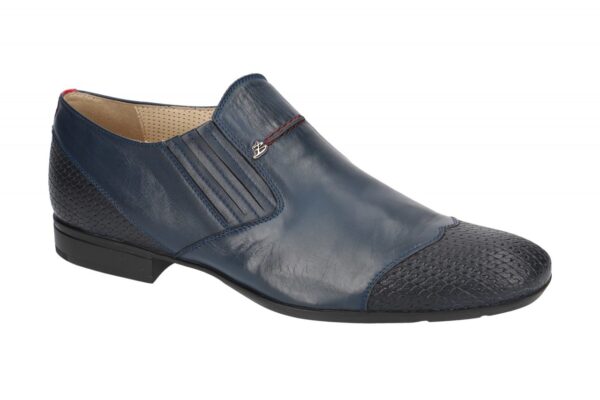 Bello BL306 navy blau - elegante Slipper f?r Herren