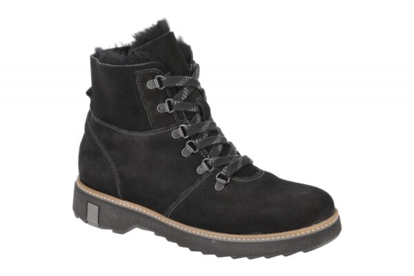 Waldl?ufer HITOMI 911802 302 001 schwarz - Winterstiefelette f?r Damen