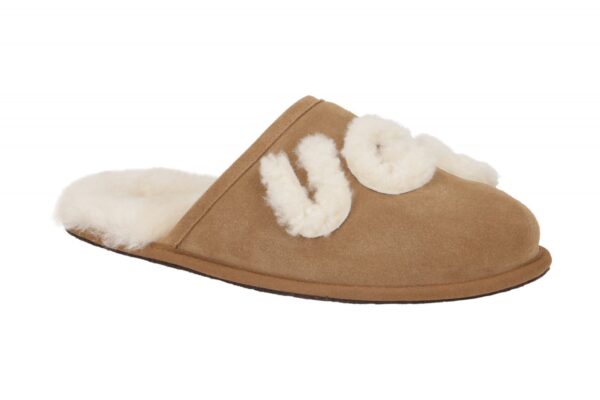 UGG SCUFF LOGO SHEEPSKIN 1123773 CHE hell-braun - Herrenschuhe - Pantoletten