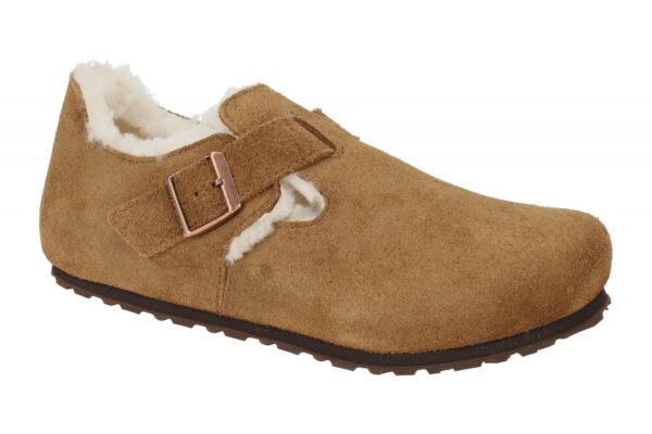 Birkenstock LONDON SHEARLING 1014962 hell-braun - UNISEX Damen- und Herrenschuhe