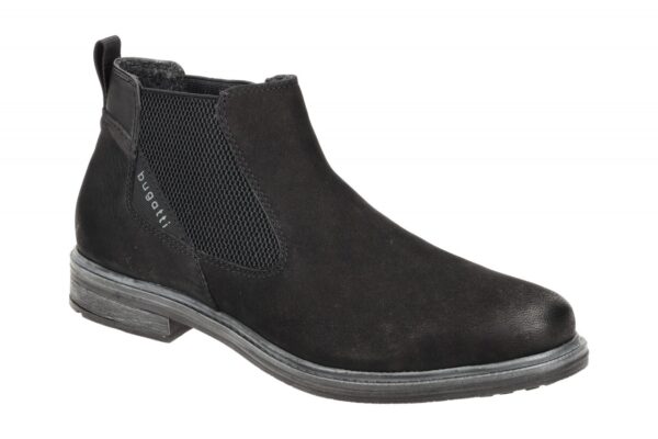 bugatti Ruggiero Comfort Evo Chelsea Boots Stiefelette schwarz