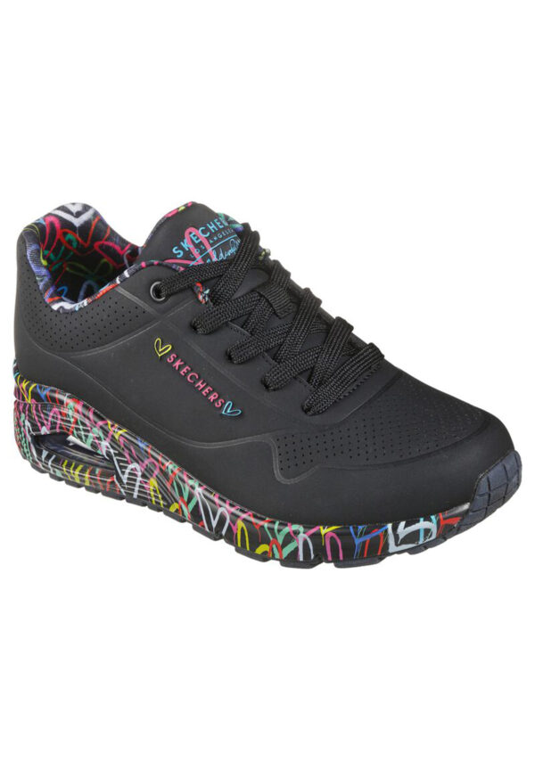 Skechers Street UNO LOVING LOVE Sneakers Women JGoldcrown schwarz