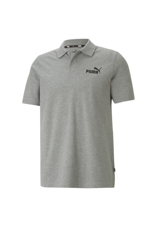 PUMA Herren ESS Pique Polo Shirt grau 586674 03