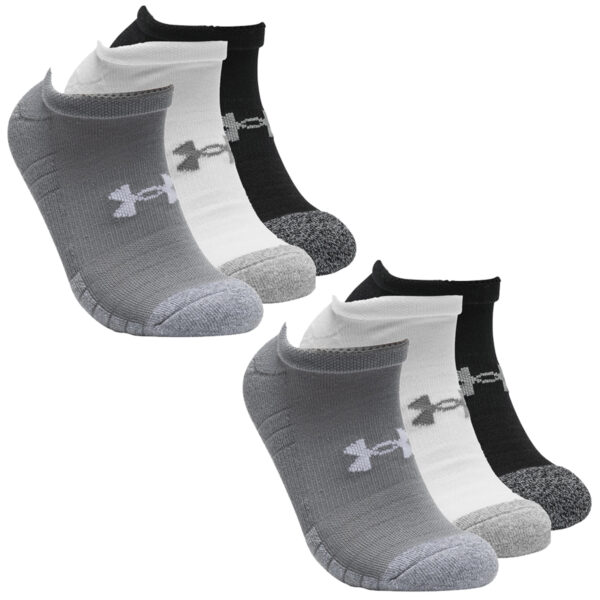 6 Paar Under Armour HeatGear No Show Sneaker Socken Unisex Kurzsocke