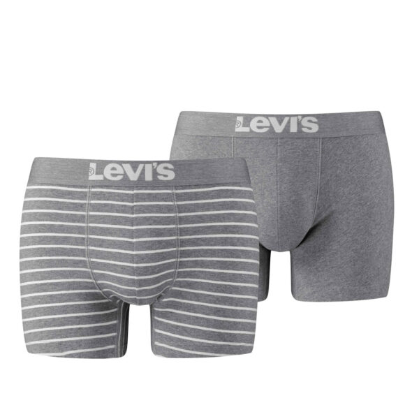 2er Pack Levis Men Vintage Stripe YD B Boxer Brief Boxershorts Unterhose Pant Un...