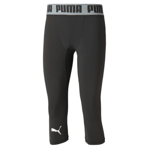 PUMA BBall Compression 3/4 Basketball Hose Herren Sport Hose 605079 Schwarz