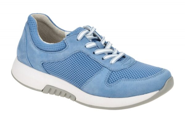 Gabor ROLLINGSOFT 46.946.16 hell-blau - bequeme Halbschuhe f?r Damen