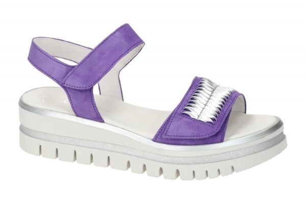 Gabor 44.626.13 violett - Riemchen Sandale f?r Damen