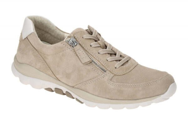 Gabor ROLLINGSOFT 66.968.33 beige - bequeme Halbschuhe f?r Damen