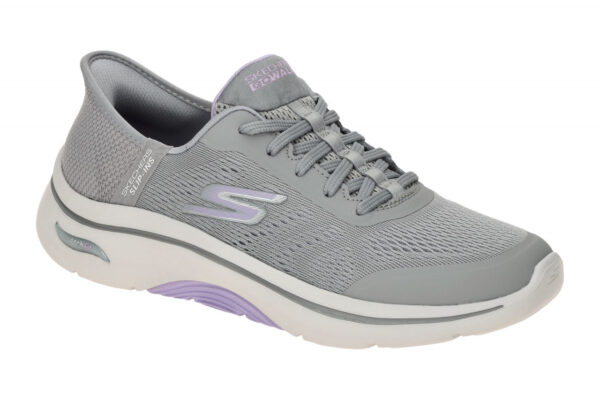 Skechers GO WALK ARCH FIT 2.0 125319 GYLV grau - sportliche Halbschuhe f?r Damen