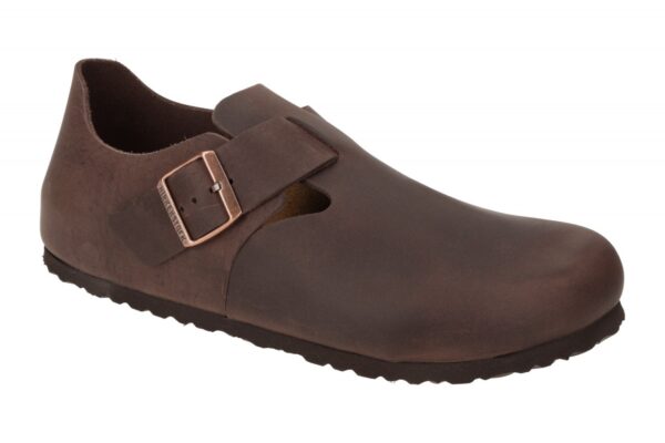 Birkenstock LONDON 166533 dunkel-braun - UNISEX Damen- und Herrenschuhe