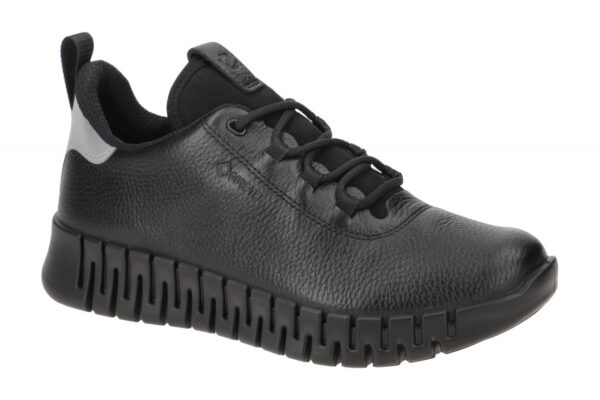 Ecco GRUUV GTX 21823301001 schwarz - bequeme Halbschuhe f?r Damen