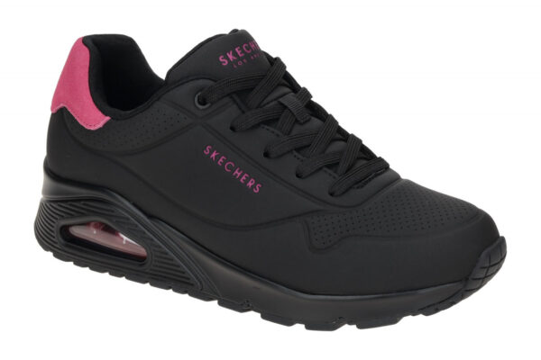 Skechers UNO 177092 BKHP schwarz - sportliche Halbschuhe f?r Damen