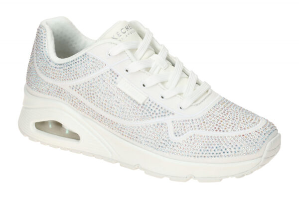 Skechers UNO 155262 WHT wei? - sportliche Halbschuhe f?r Damen