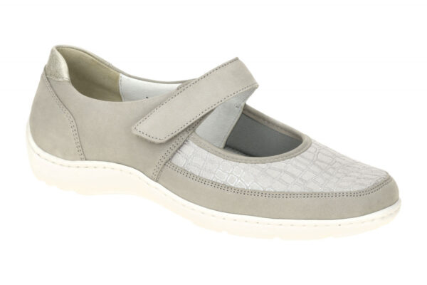 Waldl?ufer HENNI 496H33 318 070 grau - Mary-Jane Ballerina