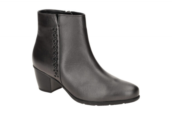 Gabor 55.524.69 dunkel-grau - elegante Stiefelette f?r Damen