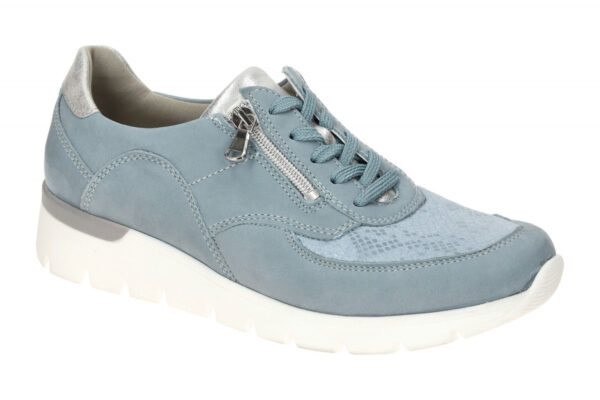 Waldl?ufer 626K02 321 267 hell-blau - bequeme Halbschuhe f?r Damen