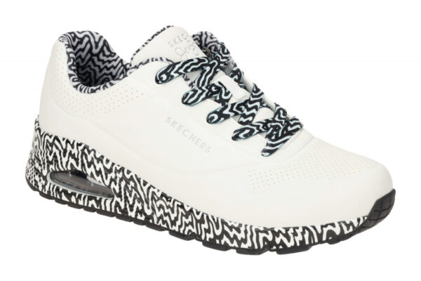 Skechers UNO 177959 WBK wei? - Sneakers f?r Damen