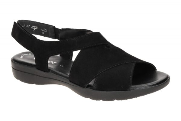 Gabor 44.802.17 schwarz - Sandalette f?r Damen