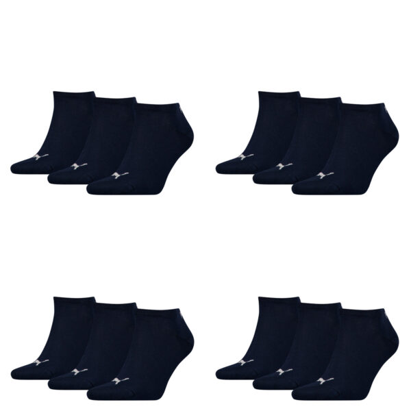 12 Paar Puma Sneaker Invisible Socken Gr. 35 - 49 Unisex für Damen Herren Füßlin...