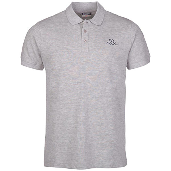 Kappa Unisex Polo Shirt Damen Herren 303173 grau