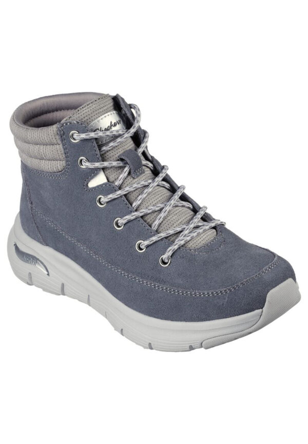 Skechers Arch Fit Smooth COMFY CHILL Damen Stiefel 167373 GRY grau