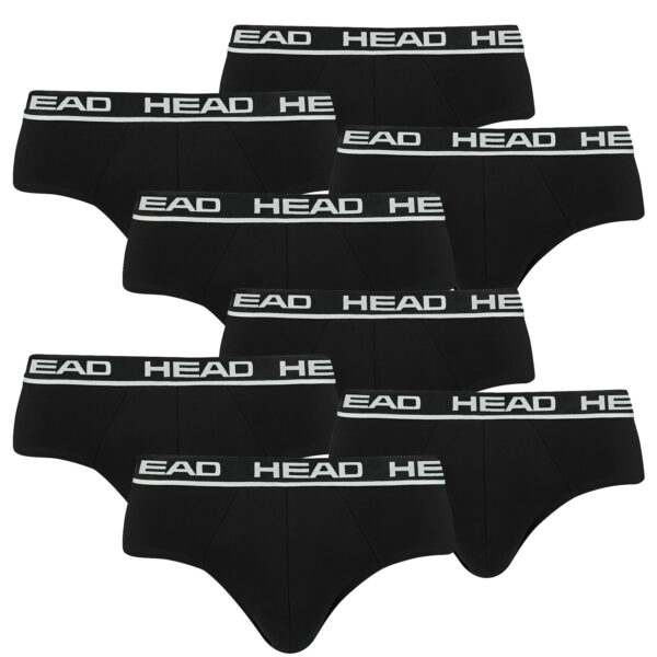 Head Herren Basic Brief Pant Slip Unterwäsche Unterhose 8 er Pack