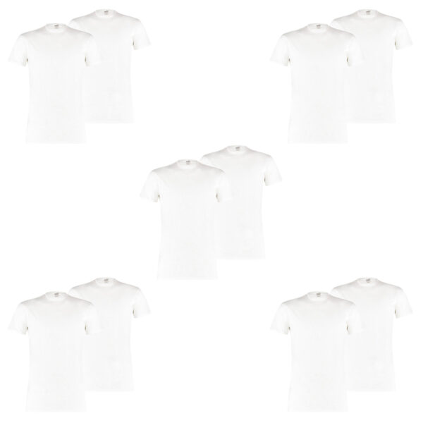 10 er Pack Puma Basic Crew T-Shirt Men Herren Unterhemd Rundhals