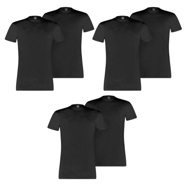 6 er Pack Puma Basic Crew T-Shirt Men Herren Unterhemd Rundhals