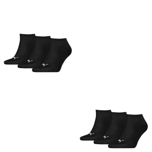 6 Paar Puma Sneaker Invisible Socken Gr. 35 - 49 Unisex für Damen Herren Füßling...