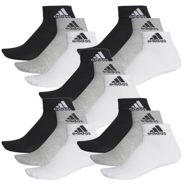 adidas Ankle / Quarter Socken Unisex Kurzsocke Knöchelsocke 15 Paar