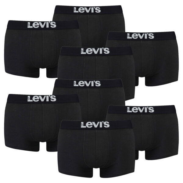 8er Pack Levis Men Solid Basic Trunk Boxershorts Unterhose Pant Unterwäsche