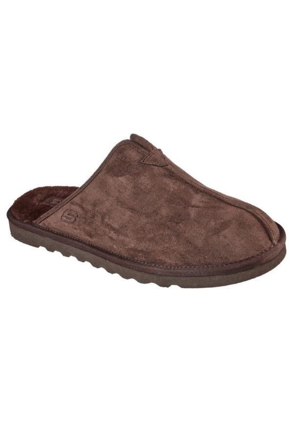 Skechers Relaxed Fit RENTEN PALCO Herren Hausschuhe Pantoffeln gefüttert 66094 b...