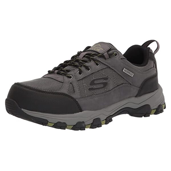 Skechers Men USA SELMEN CORMACK Outdoor Tracking Wander Sneakers Herren Grau