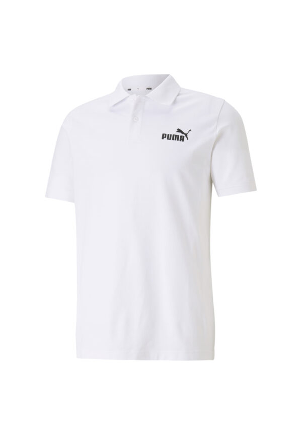 PUMA Herren ESS Pique Polo Shirt weiss 586674 02