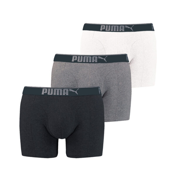 Puma Herren Boxershort Lifestyle Sueded Cotton 3 er Pack