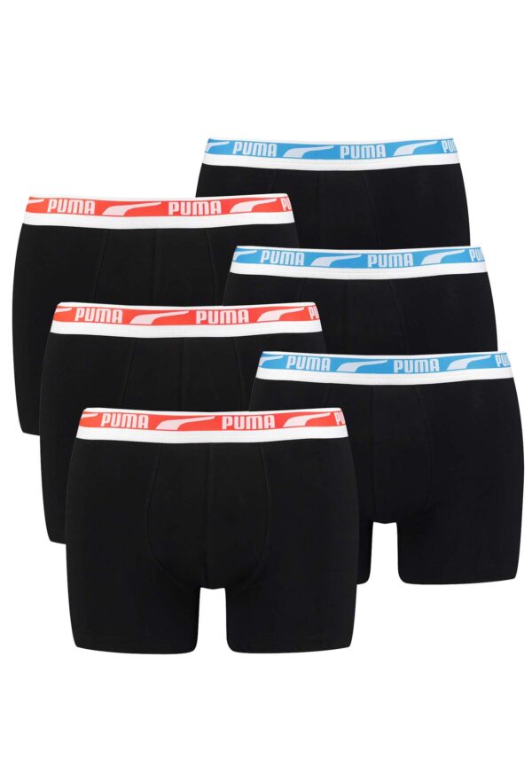 Puma Herren Boxer Boxershorts Men Unterhose Multi Logo Pant Unterwäsche 6er Pack...