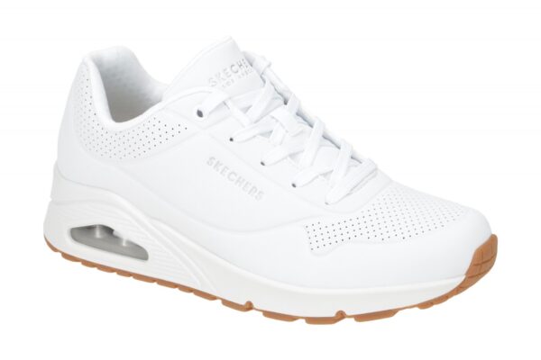 Skechers UNO 73690 WHT wei? - sportliche Halbschuhe f?r Damen